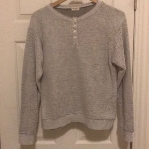 john galt terry cloth pullover.